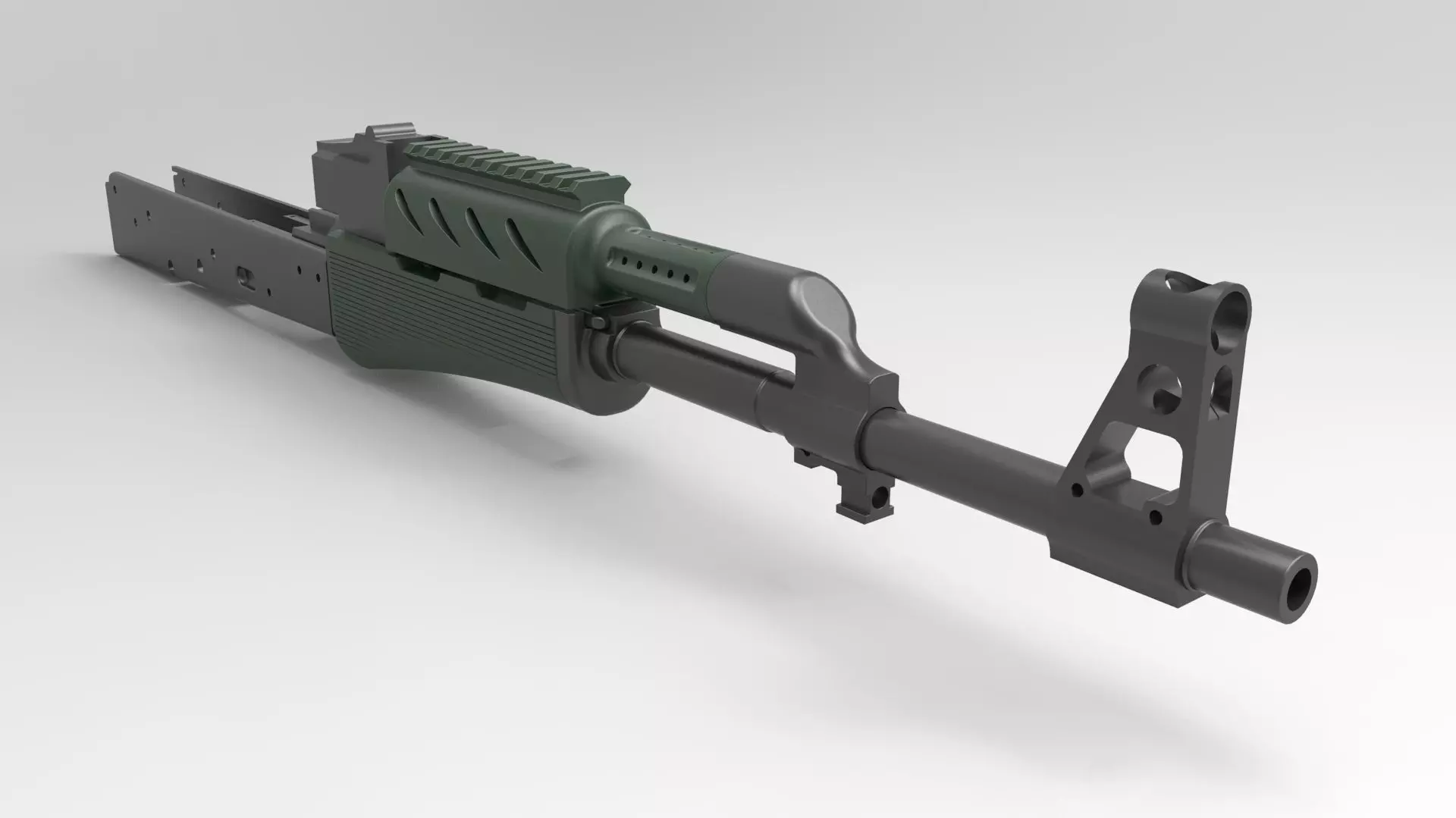 AK47 iarsoft project Free 3D model