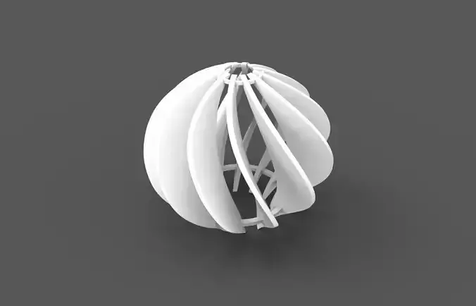 Suspension Light Lamp 3D print model