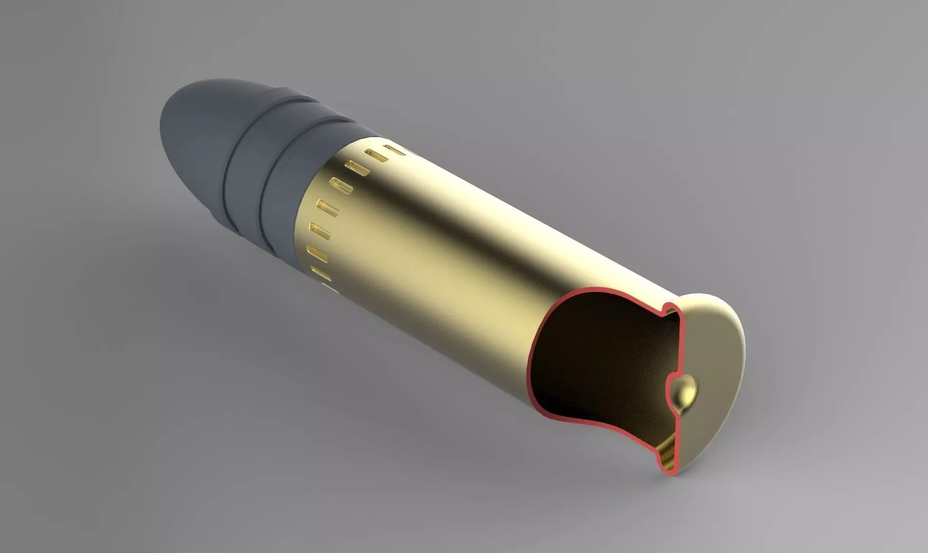 22cal bullet Free 3D model_0