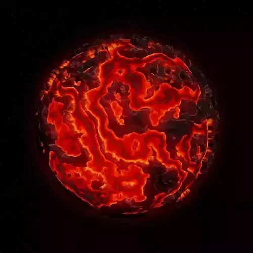 Lava Planet 2 3D model