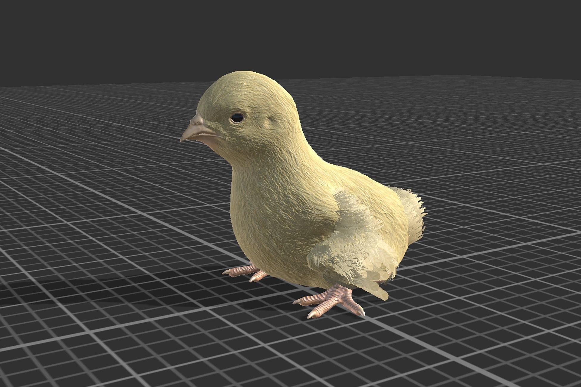 Pack of chickens Low-poly 3D model_21