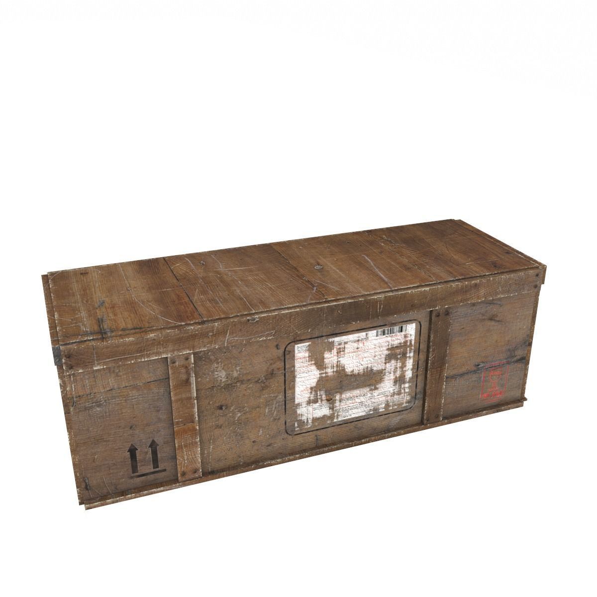 Transport crates Pack1 PBR Low-poly 3D model_4