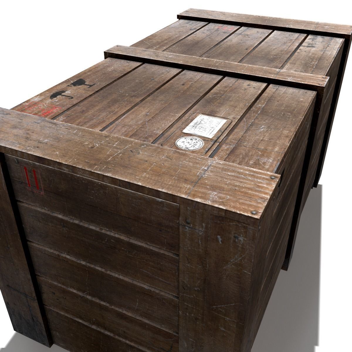 Transport crates Pack1 PBR Low-poly 3D model_22