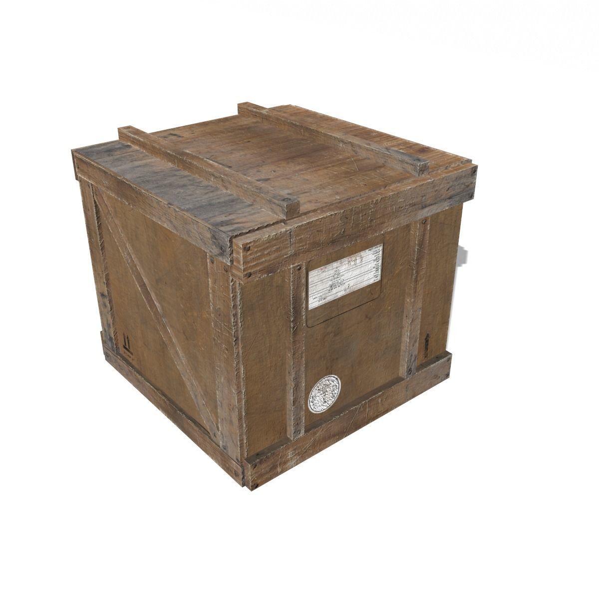 Transport crates Pack1 PBR Low-poly 3D model_9