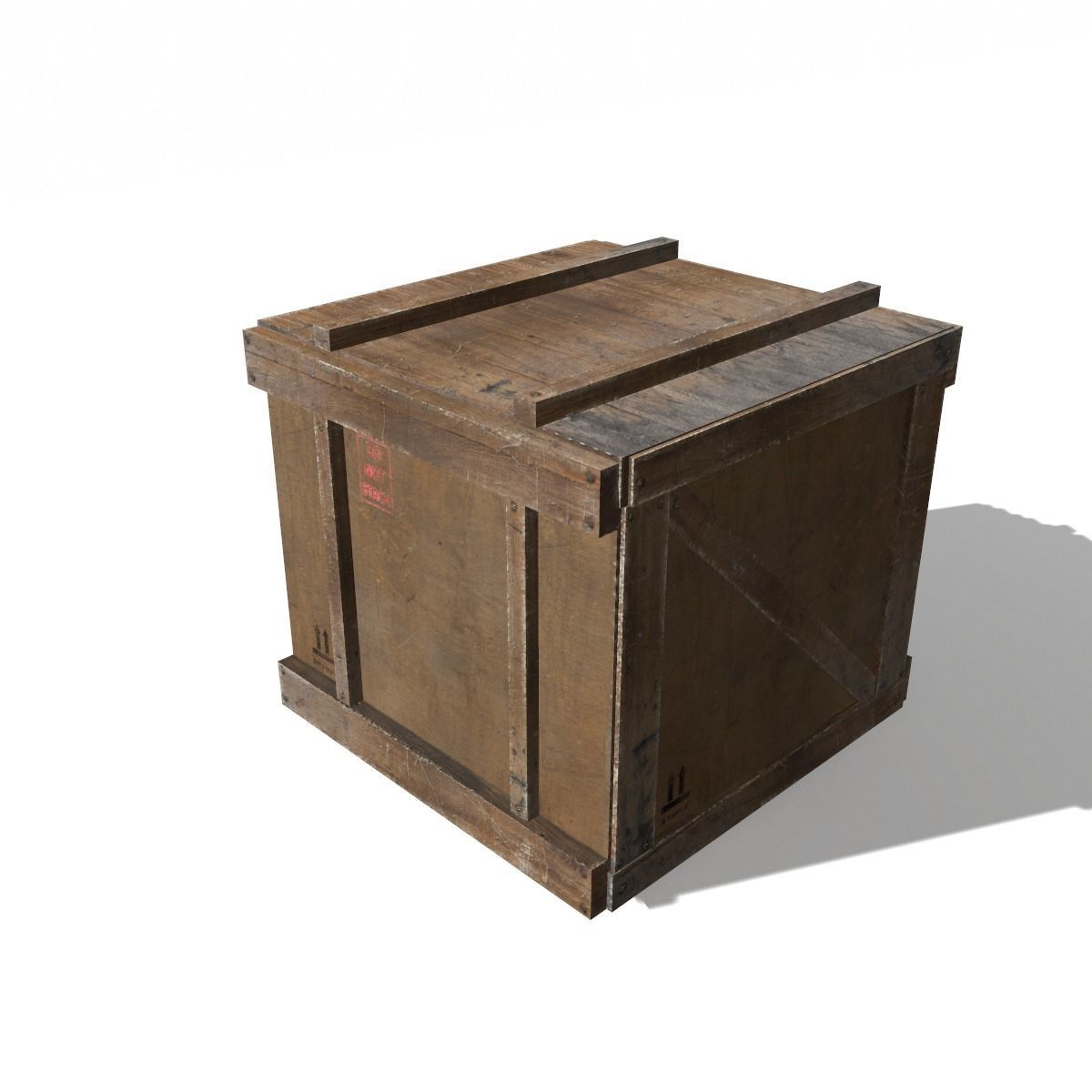 Transport crates Pack1 PBR Low-poly 3D model_8