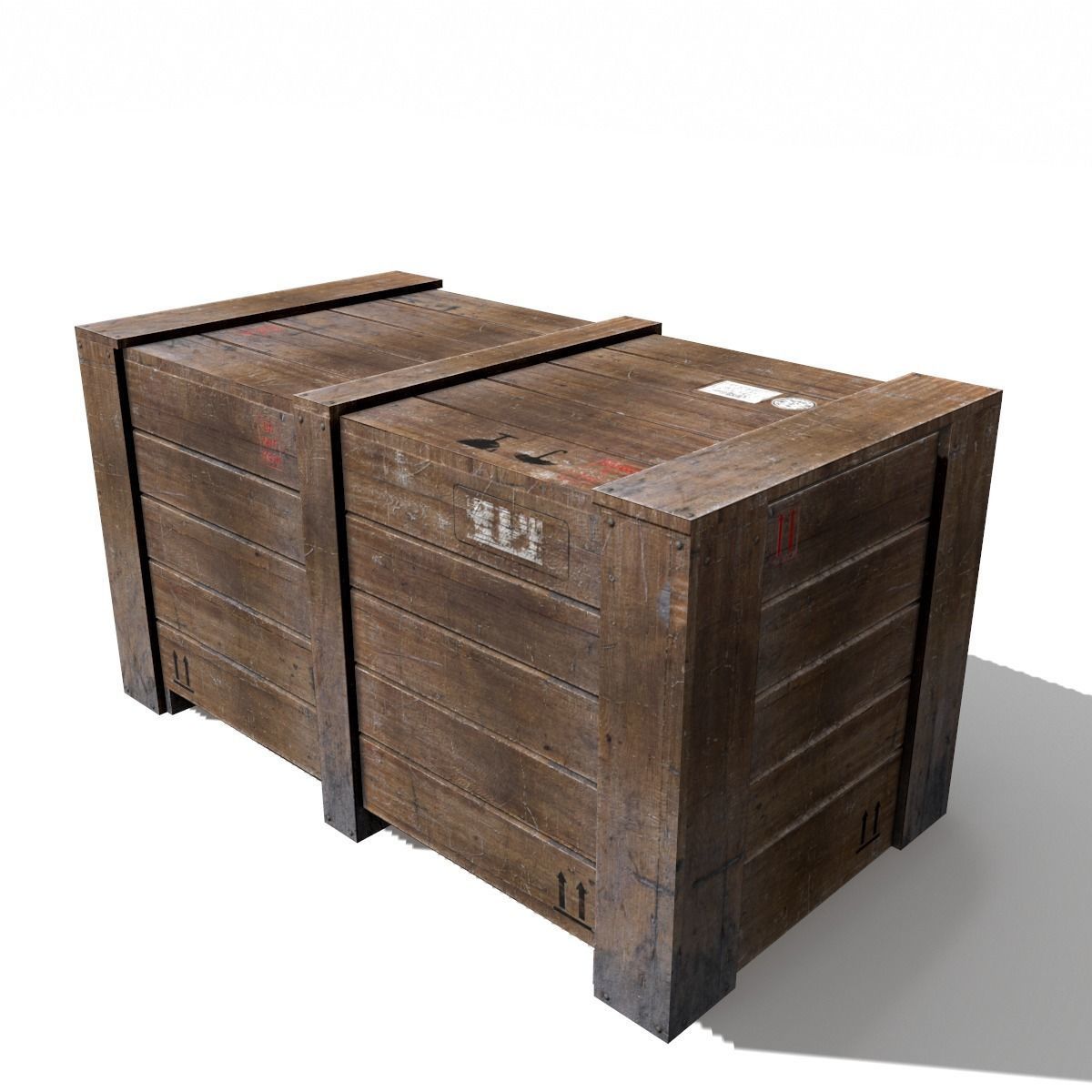 Transport crates Pack1 PBR Low-poly 3D model_16