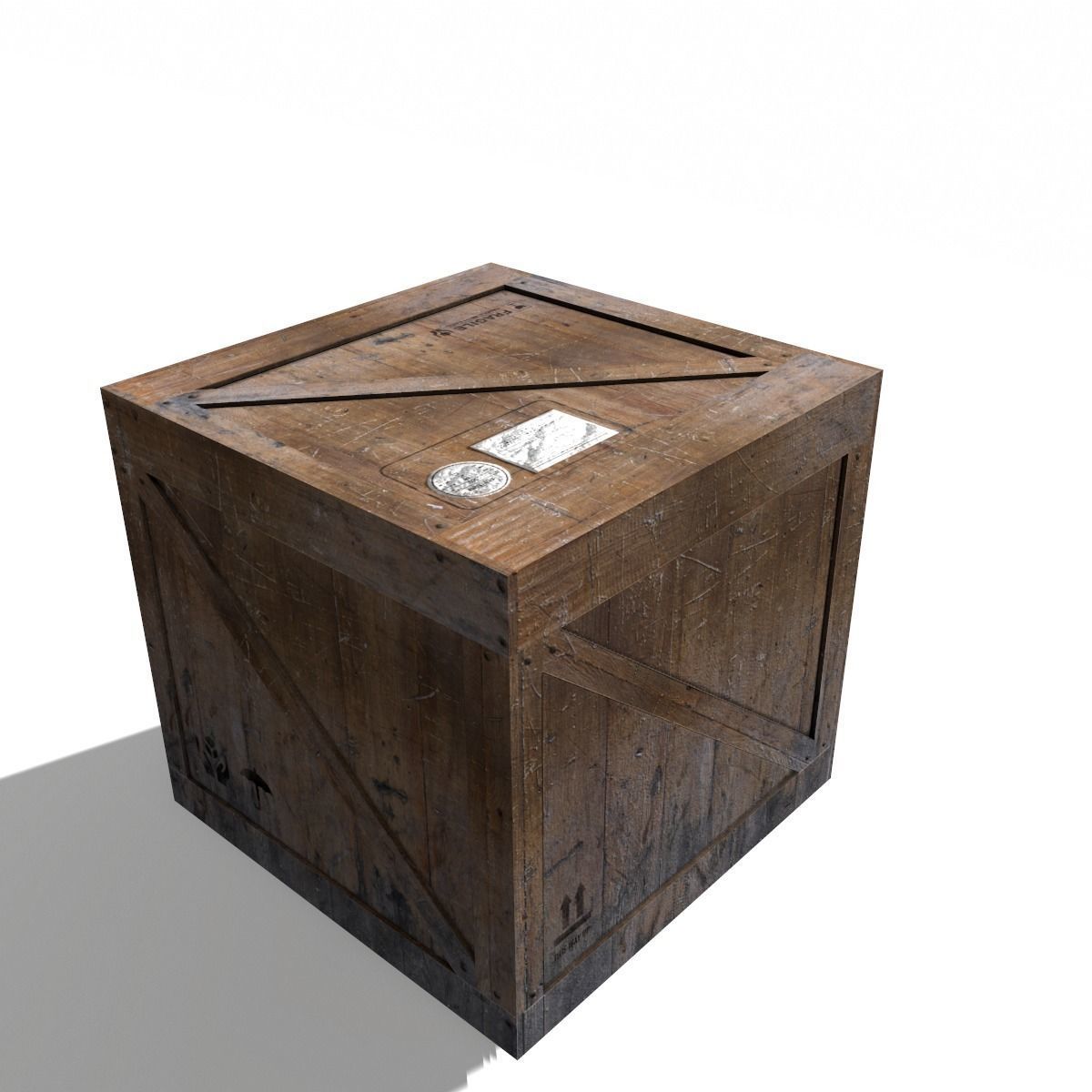 Transport crates Pack1 PBR Low-poly 3D model_12