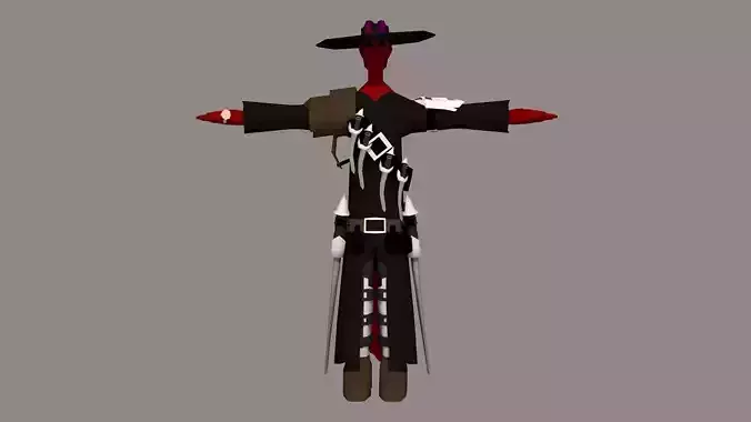 Pelaios cowboy wearing hat and boots