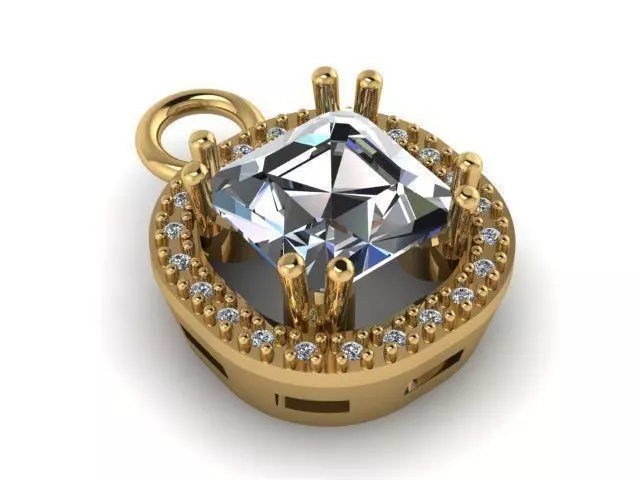 Pendant T01230 3D print model_0