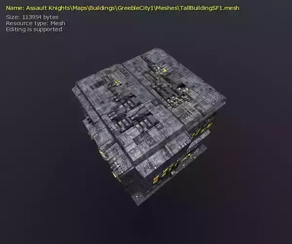 3D Greeble Buildings