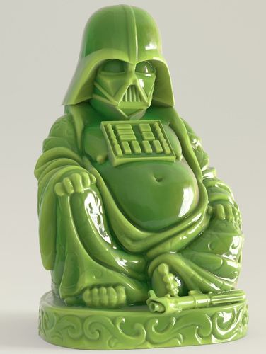 Darth vader buddha statue Free 3D model