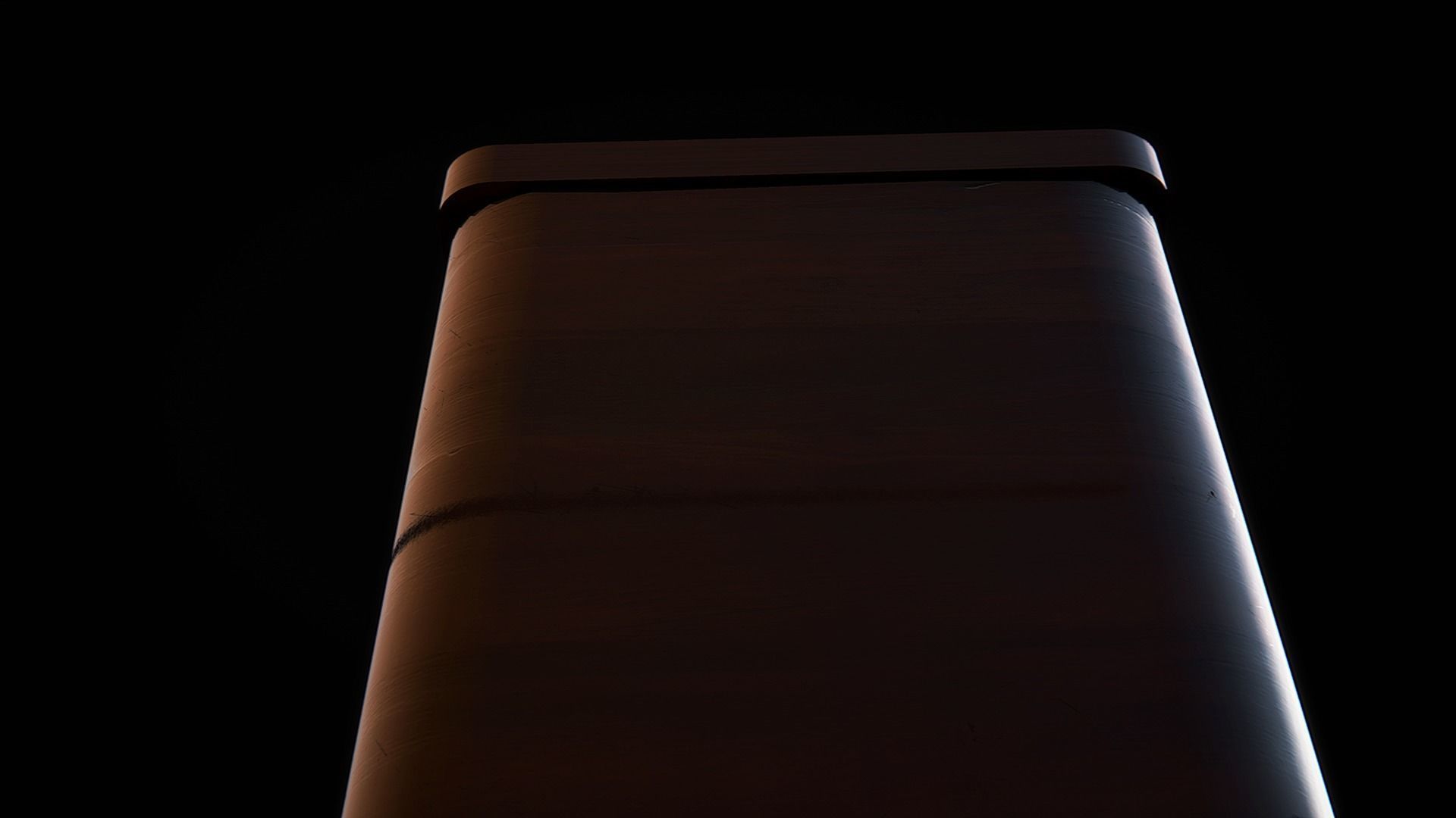 tall wooden dresser 3D model_2