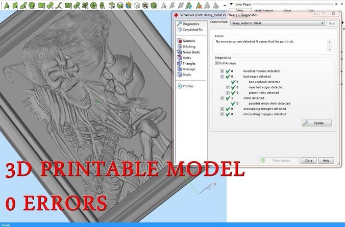Rock Panno 3D print model