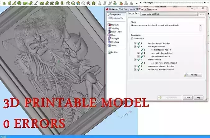 Rock Panno 3D print model