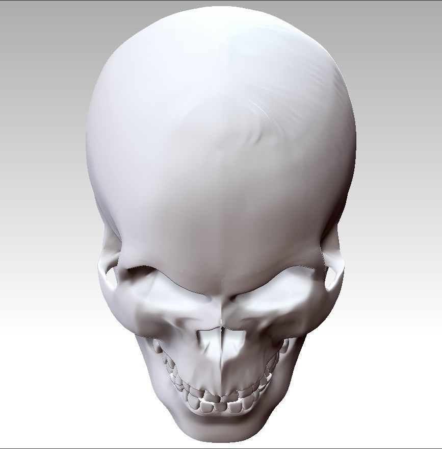 Mad Skull 3D print model_12