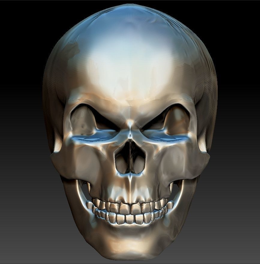 Mad Skull 3D print model_8