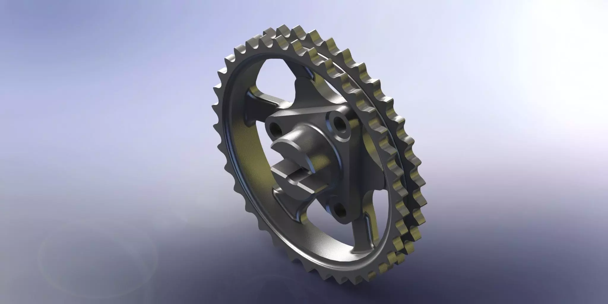 Mercedes benz 646 engine chain wheel Free 3D model