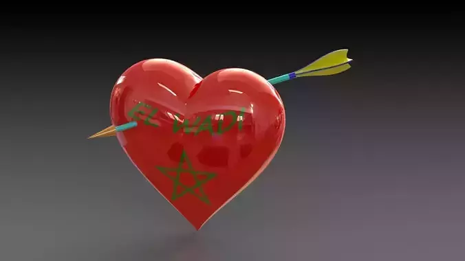 Heart with arrow in it