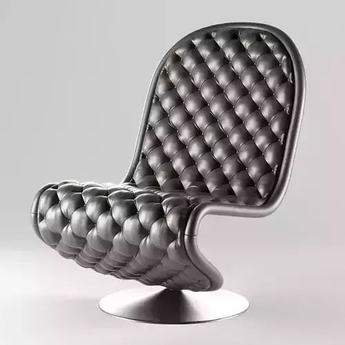 Verpan System 1-2-3 Chair Low Lounge Deluxe