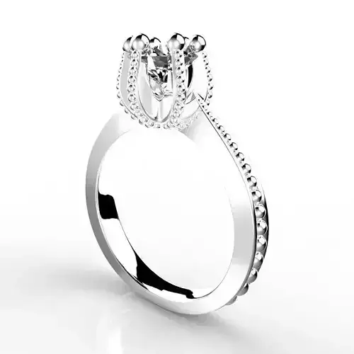 JEWELRY ENGAGEMENT BEAD RING FOR DOWNLOAD AND PRINT- Ic14-B