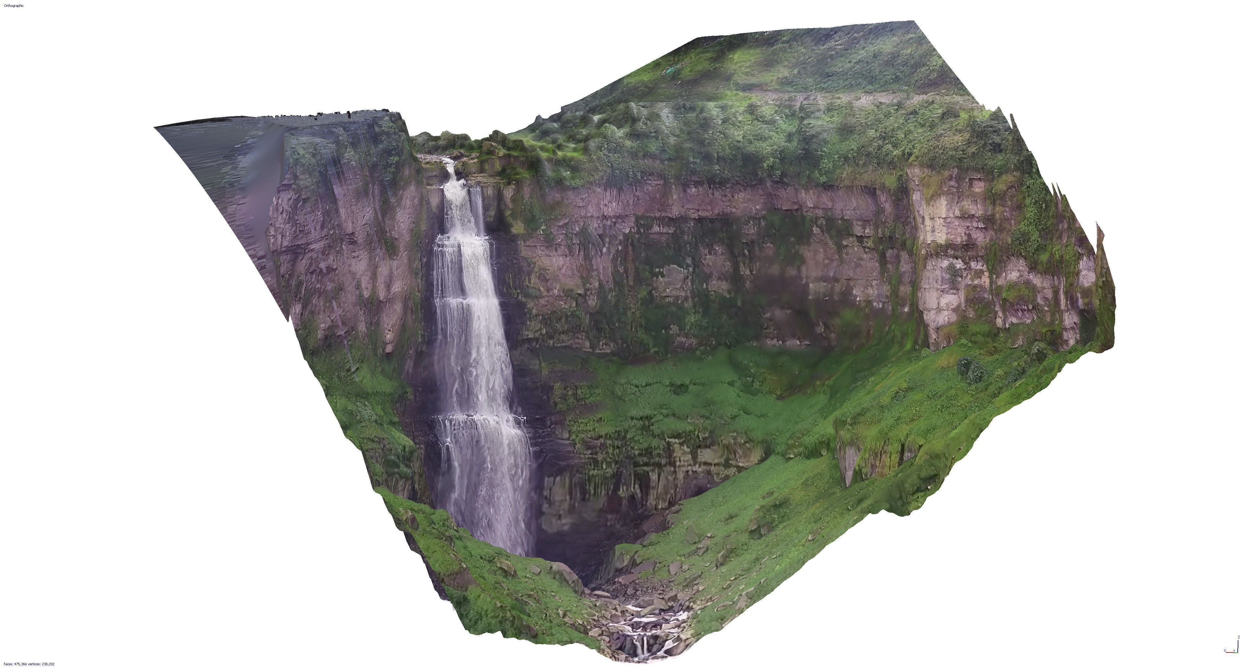 Salto Tequendama - Tequendama falls  3D model_8