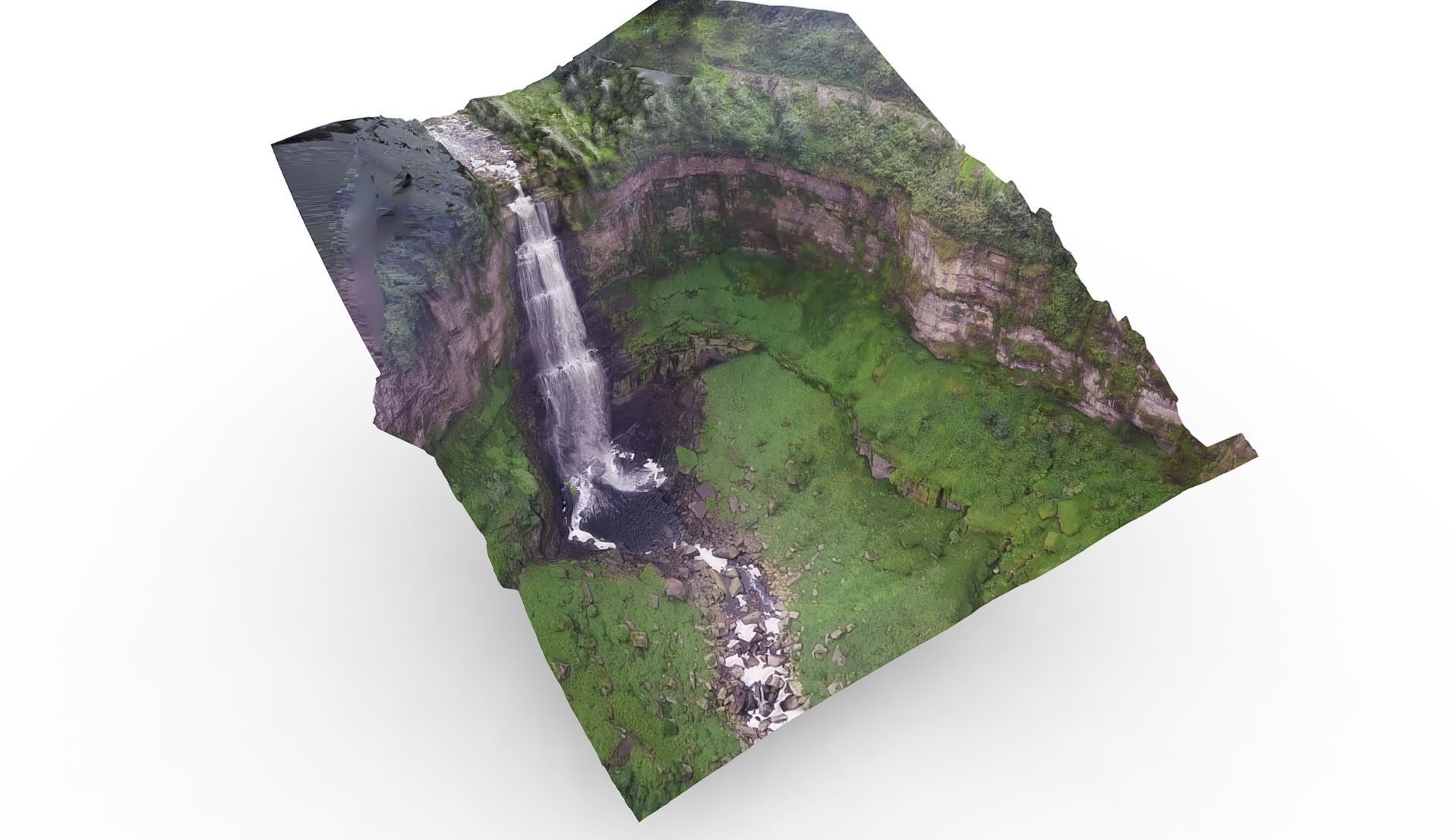 Salto Tequendama - Tequendama falls  3D model_4