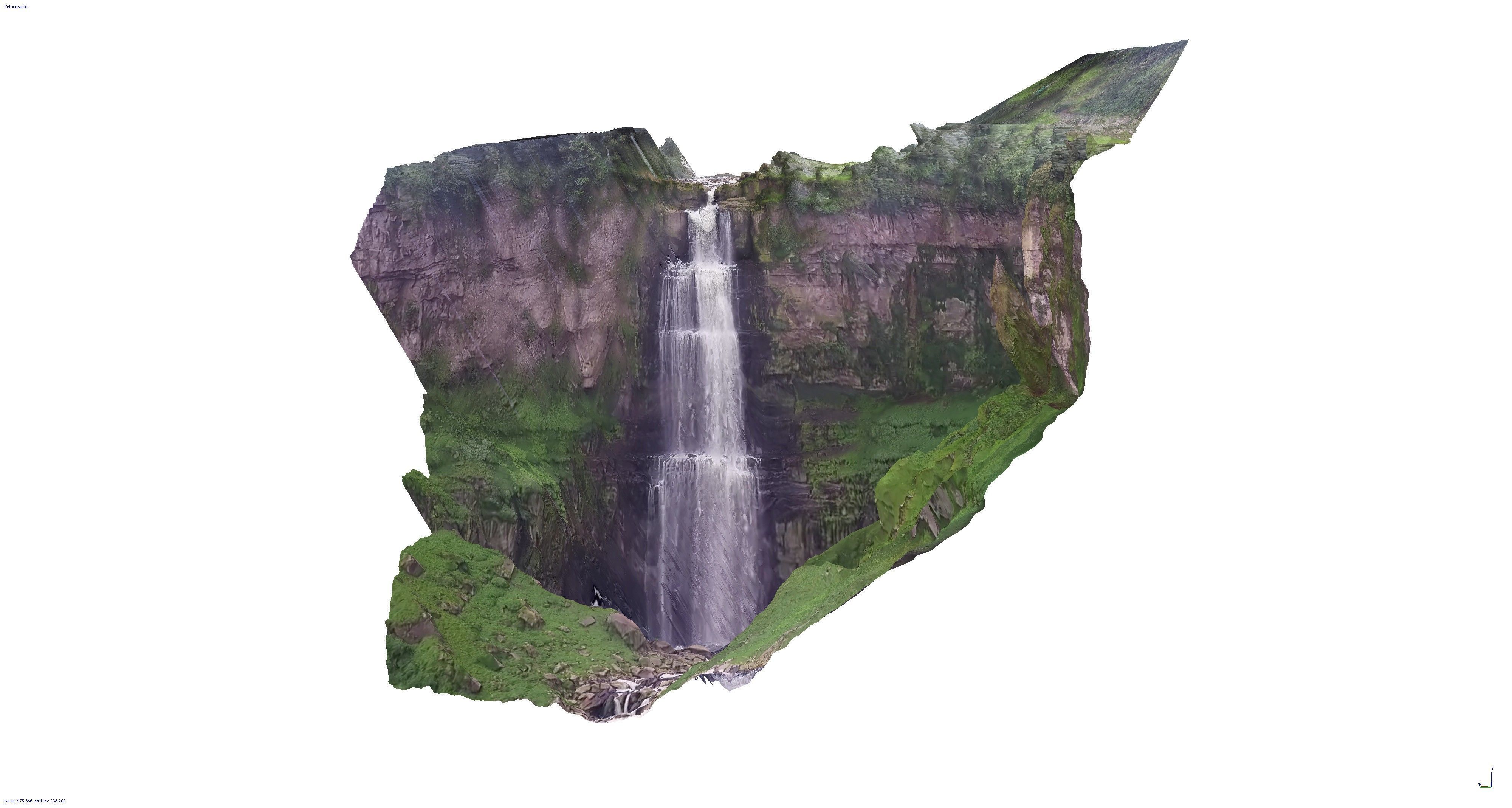 Salto Tequendama - Tequendama falls  3D model_7