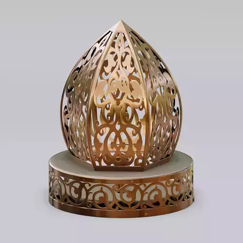 Traditional moroccan patterned lantern