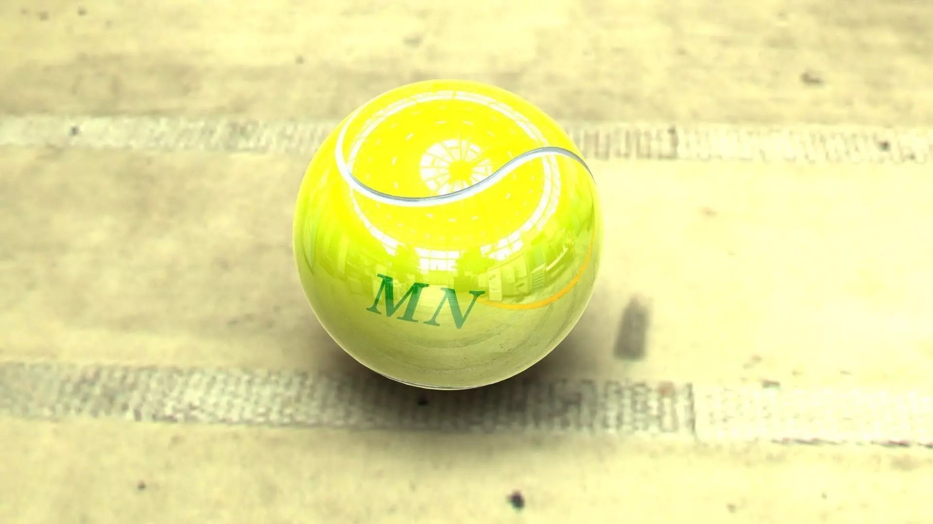 teni tennis ball in motion Free 3D model