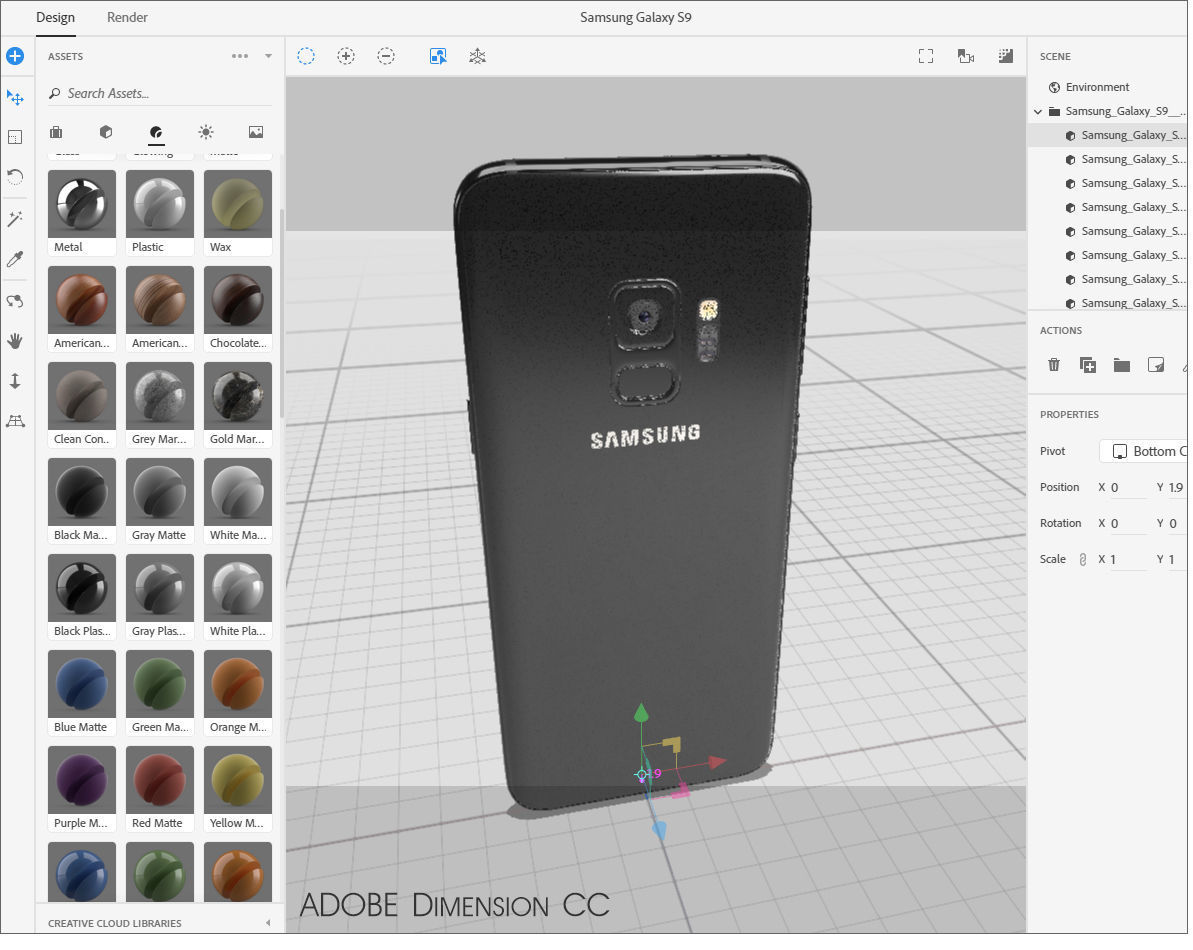 Samsung Galaxy S9 ALL Colors 3D model_64