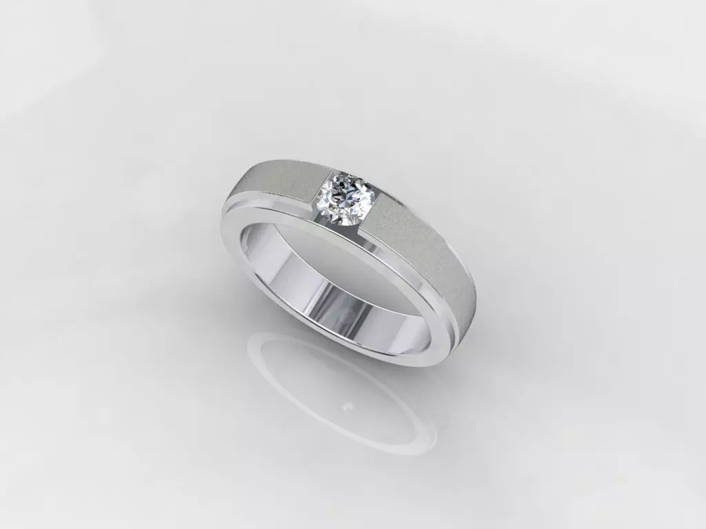 Engagement ring - CC150-BL 3D print model_0