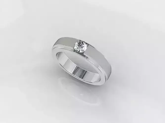 Engagement ring - CC150-BL 3D print model