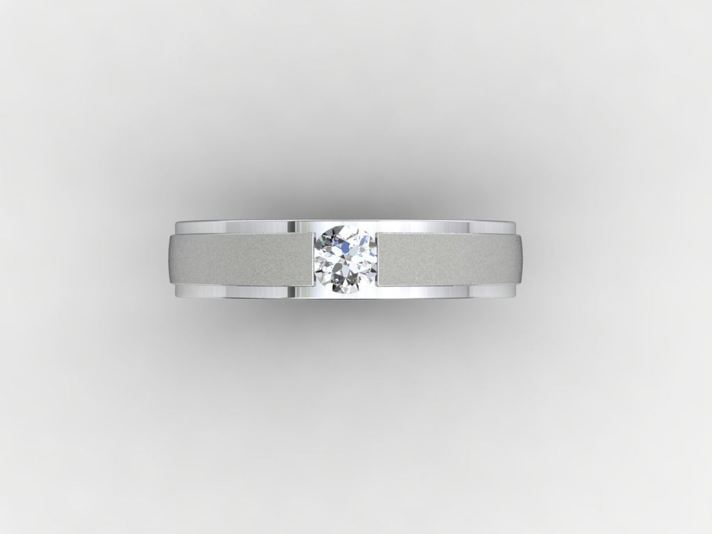Engagement ring - CC150-BL 3D print model_2
