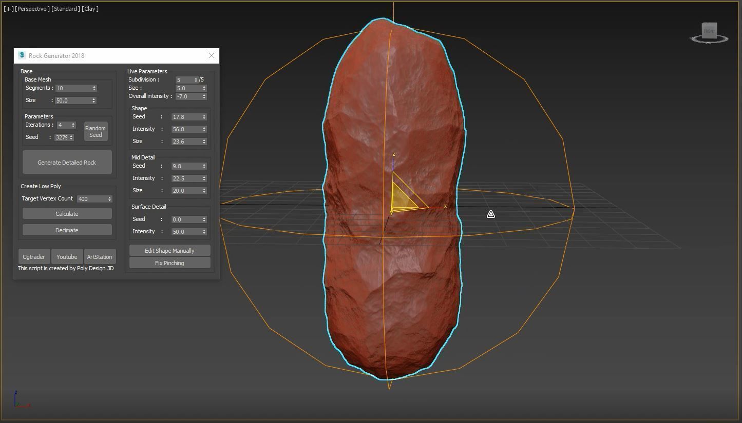 Rock Generator v2 2018 3D model_9