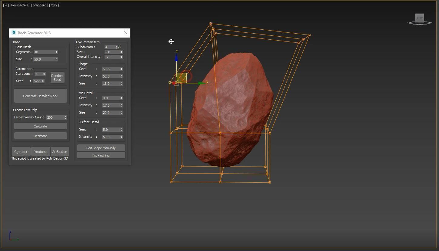 Rock Generator v2 2018 3D model_6