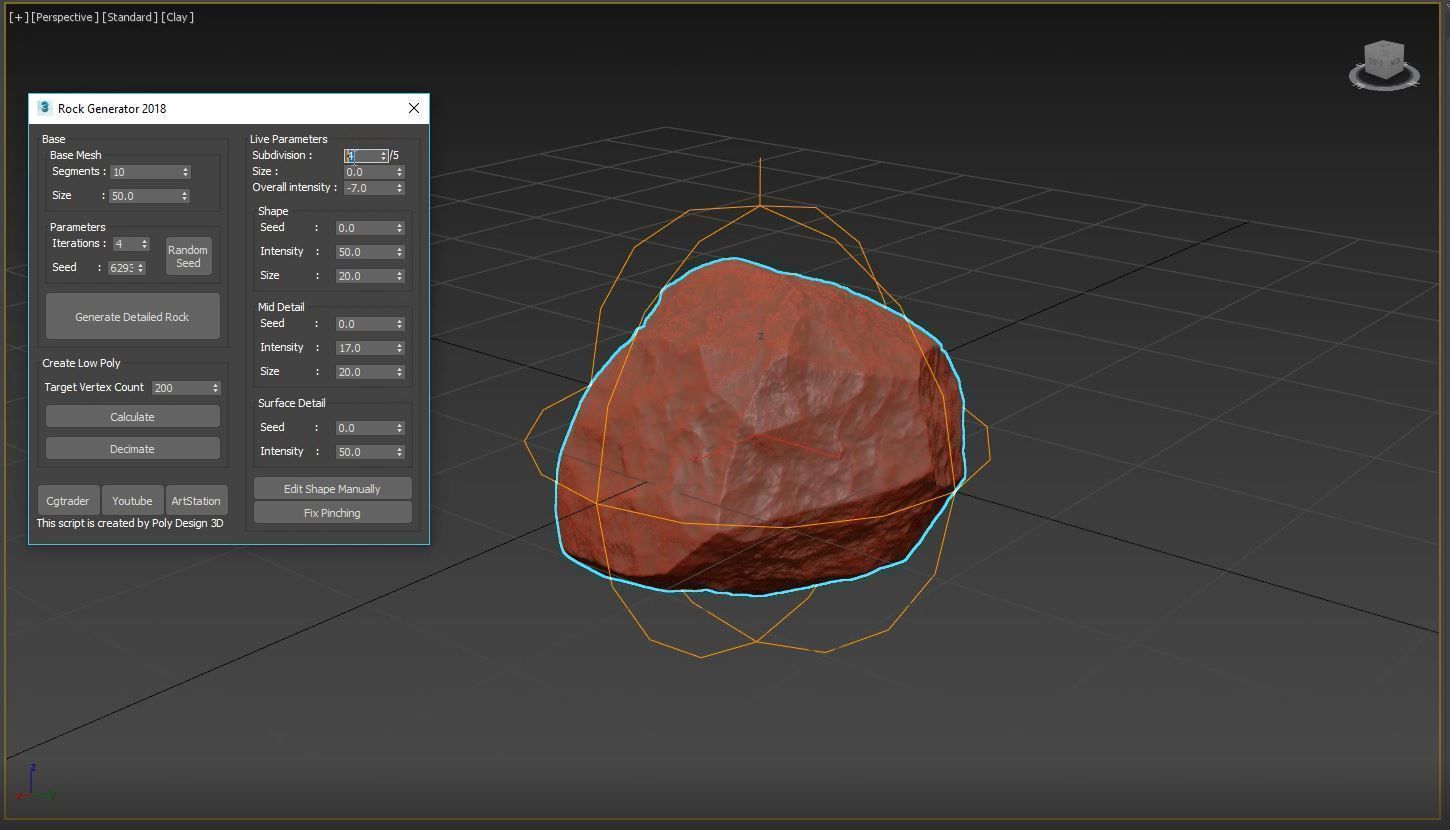 Rock Generator v2 2018 3D model_3