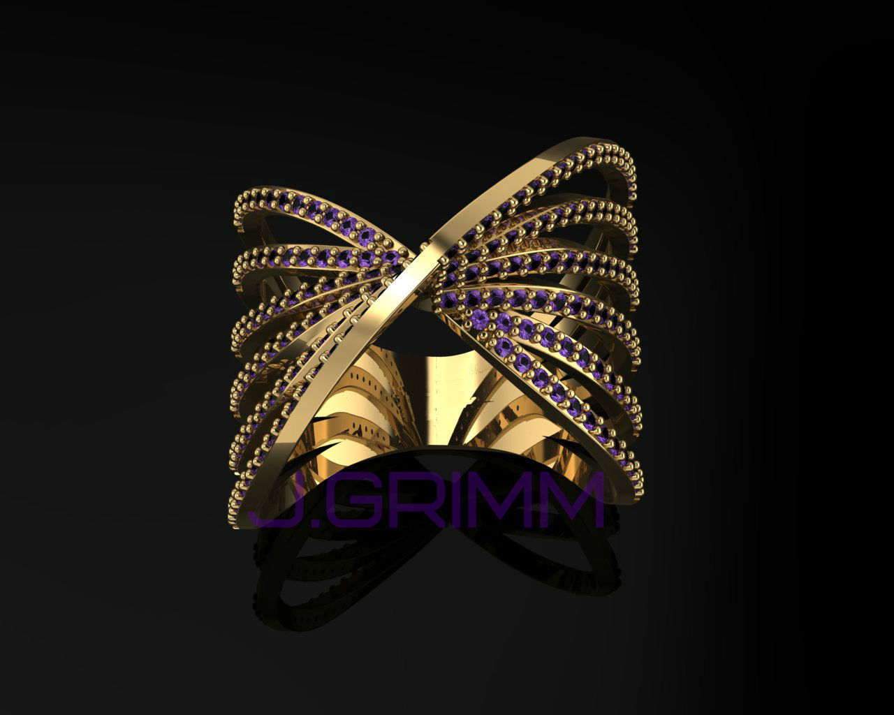 Ring Bliu 3D print model_4