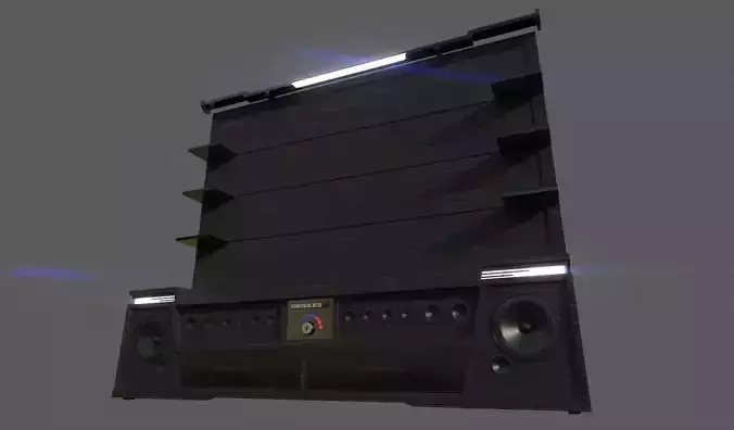 Rack Modern Free 3D model