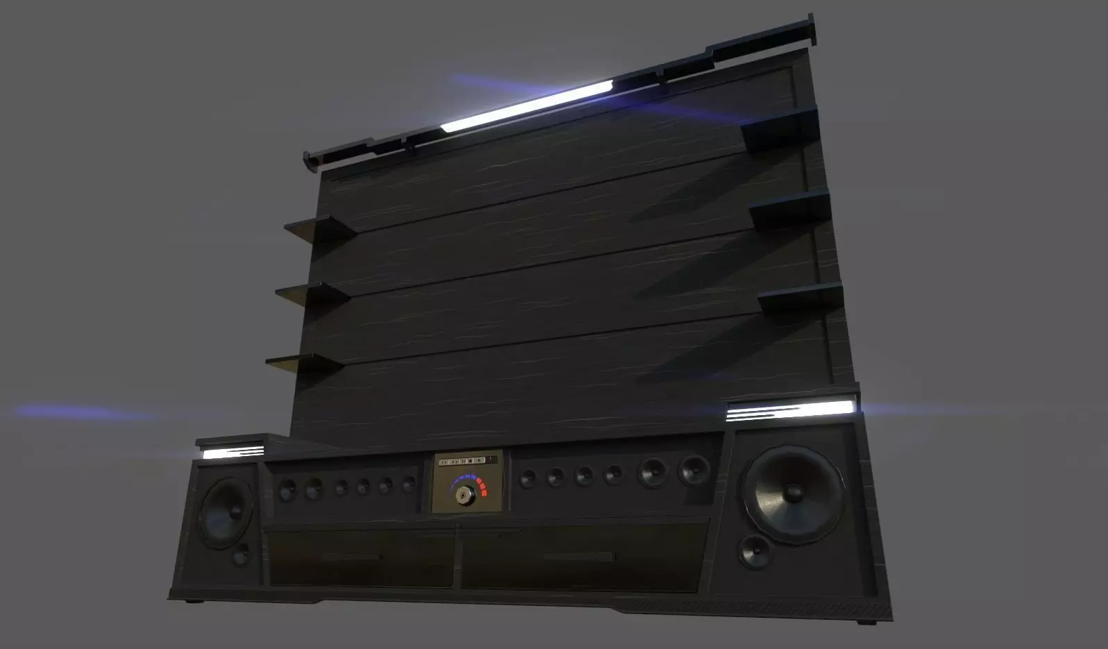 Rack Modern Free 3D model_0