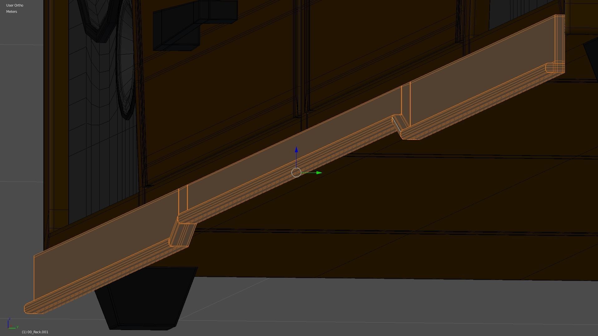 Rack Modern Free 3D model_31