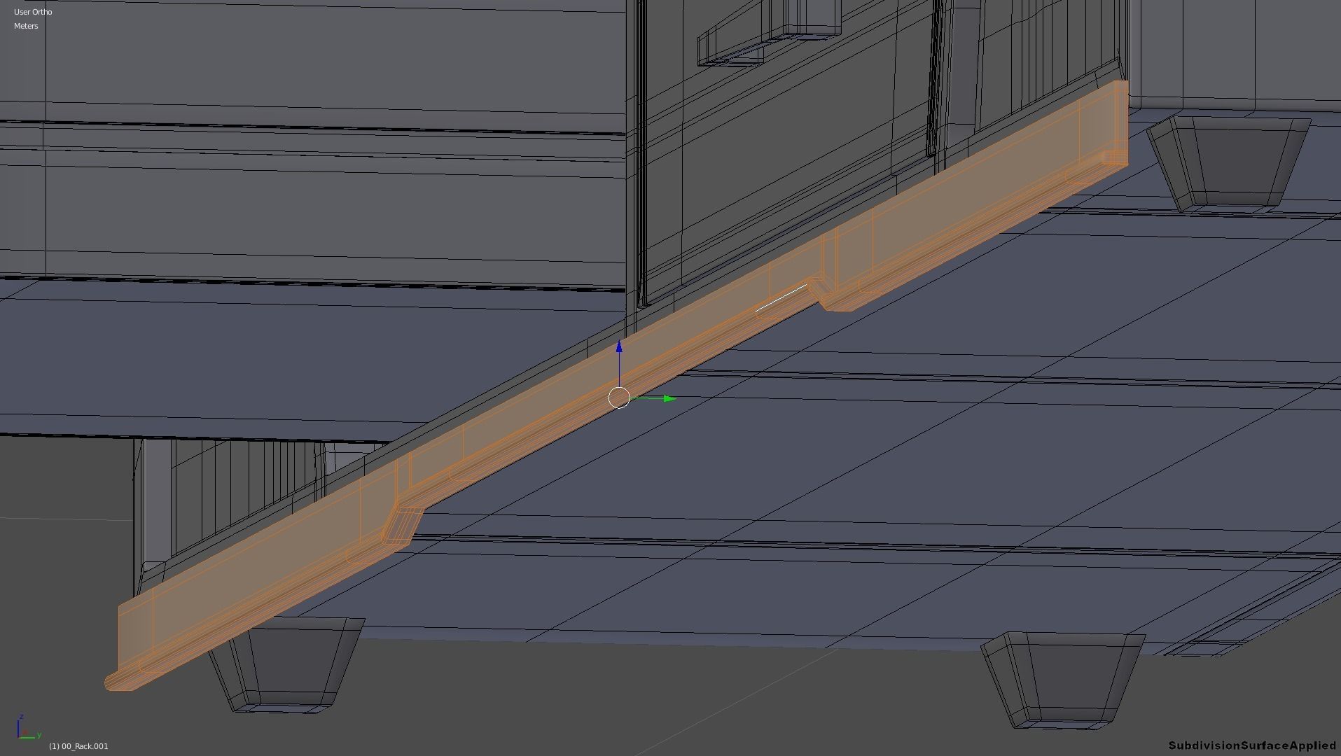 Rack Modern Free 3D model_16
