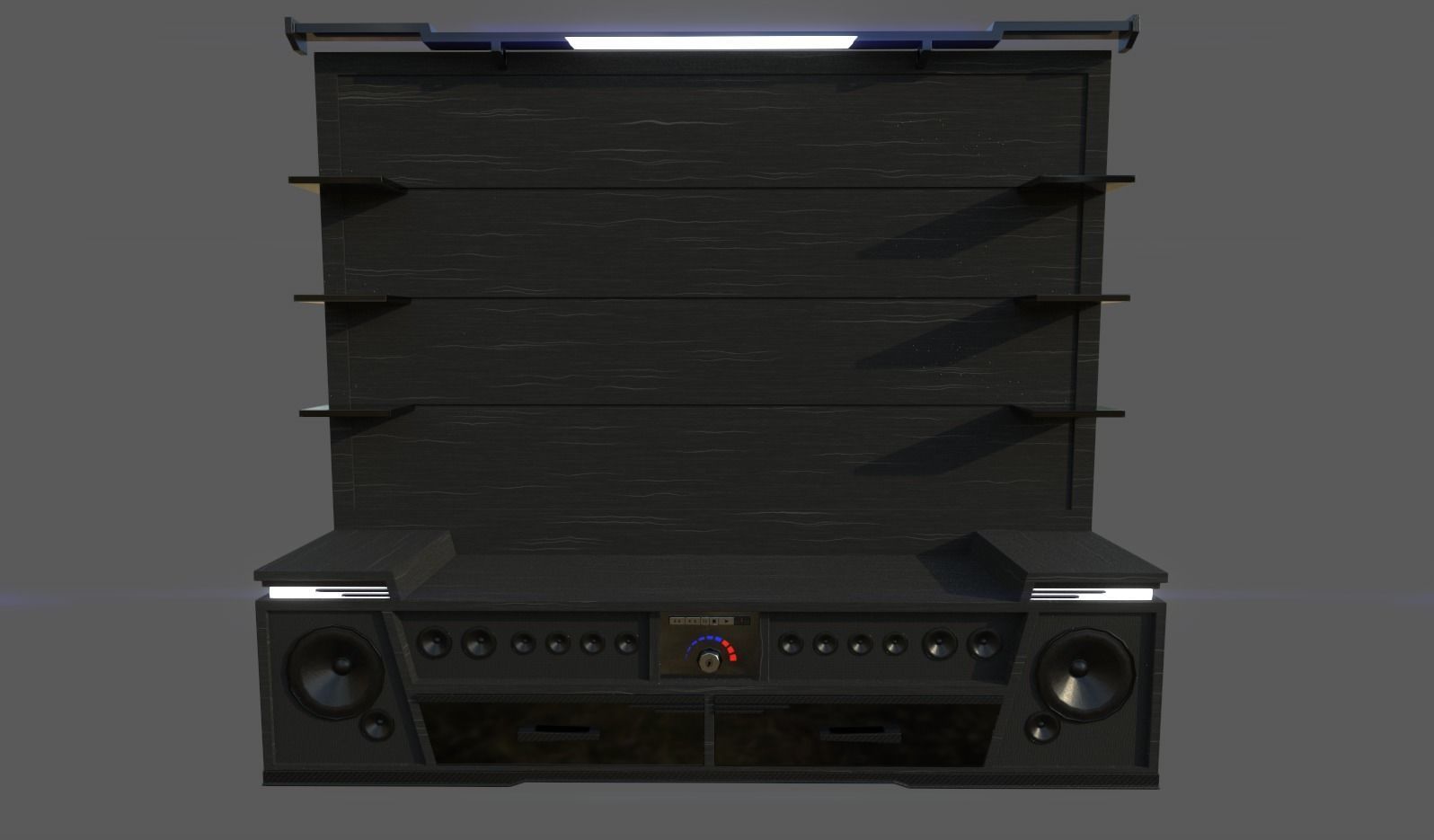 Rack Modern Free 3D model_1