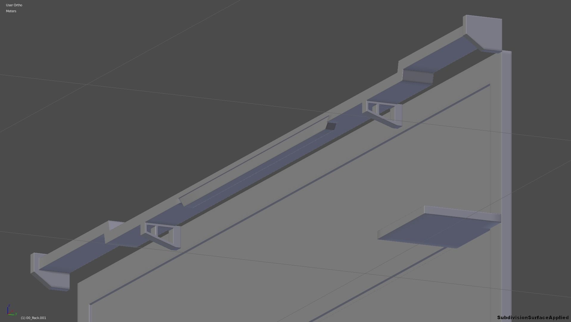 Rack Modern Free 3D model_18