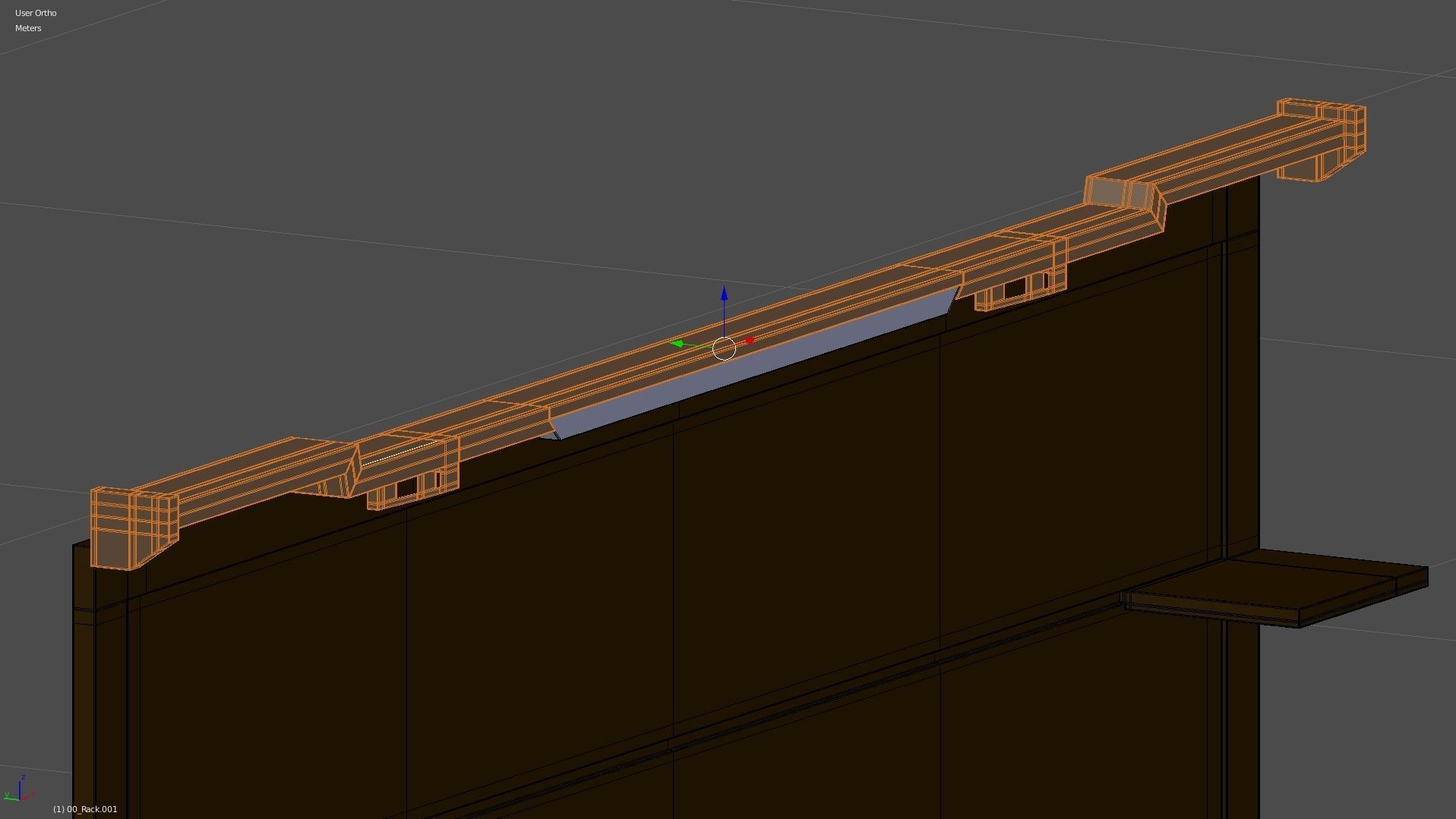 Rack Modern Free 3D model_32