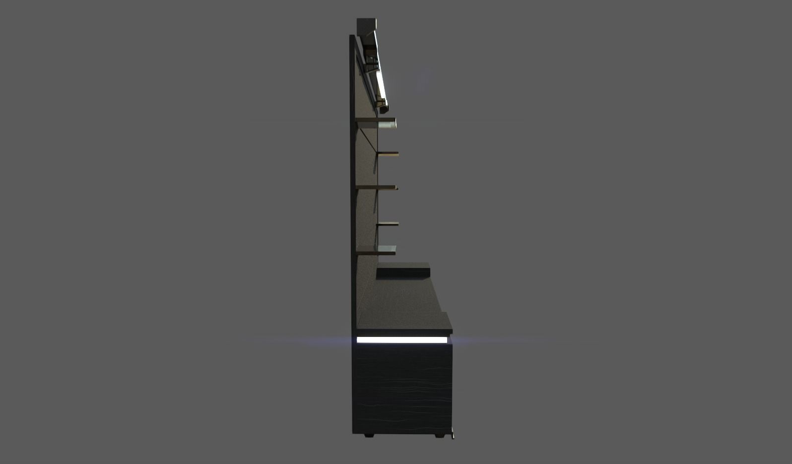 Rack Modern Free 3D model_6