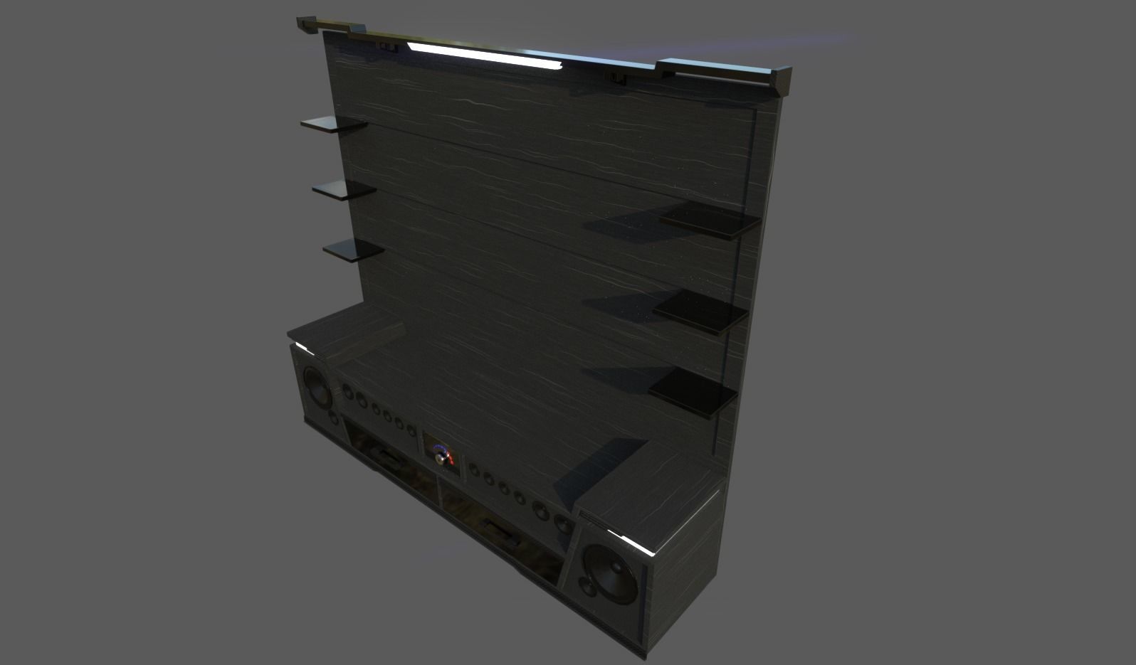Rack Modern Free 3D model_7