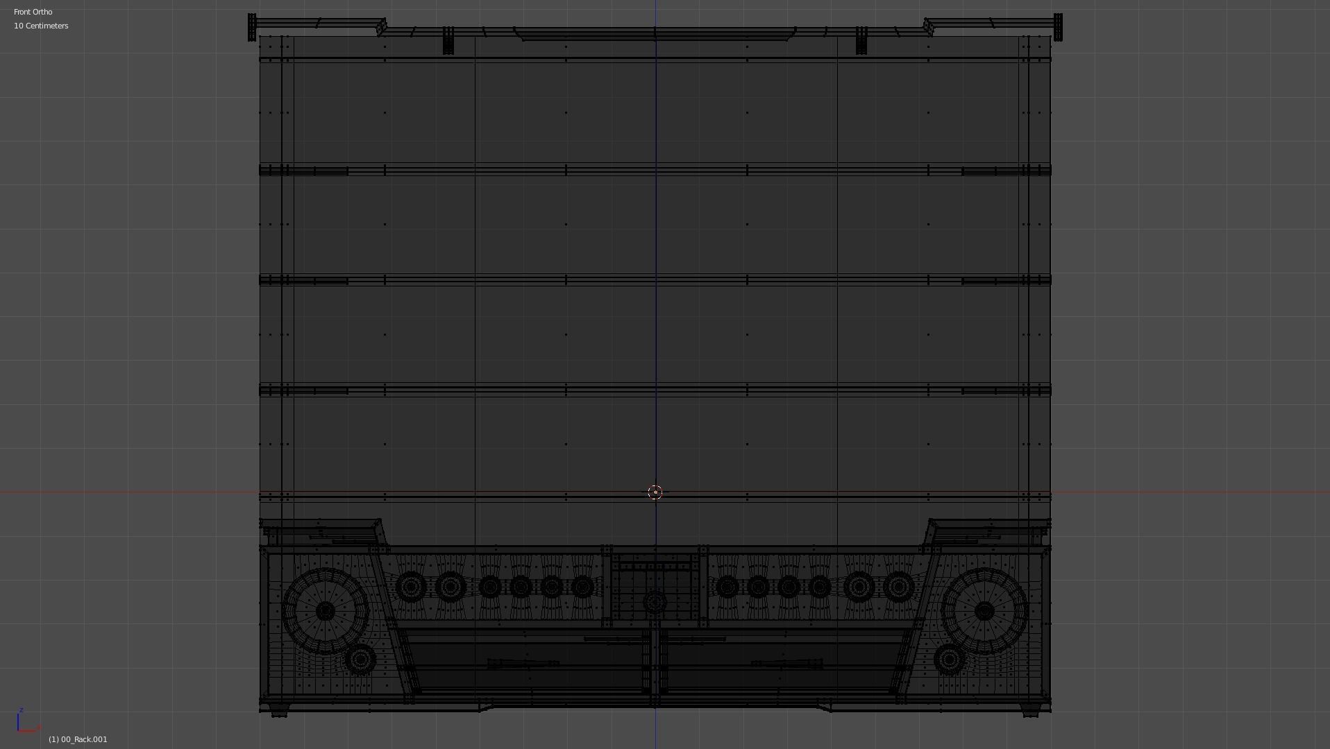 Rack Modern Free 3D model_23