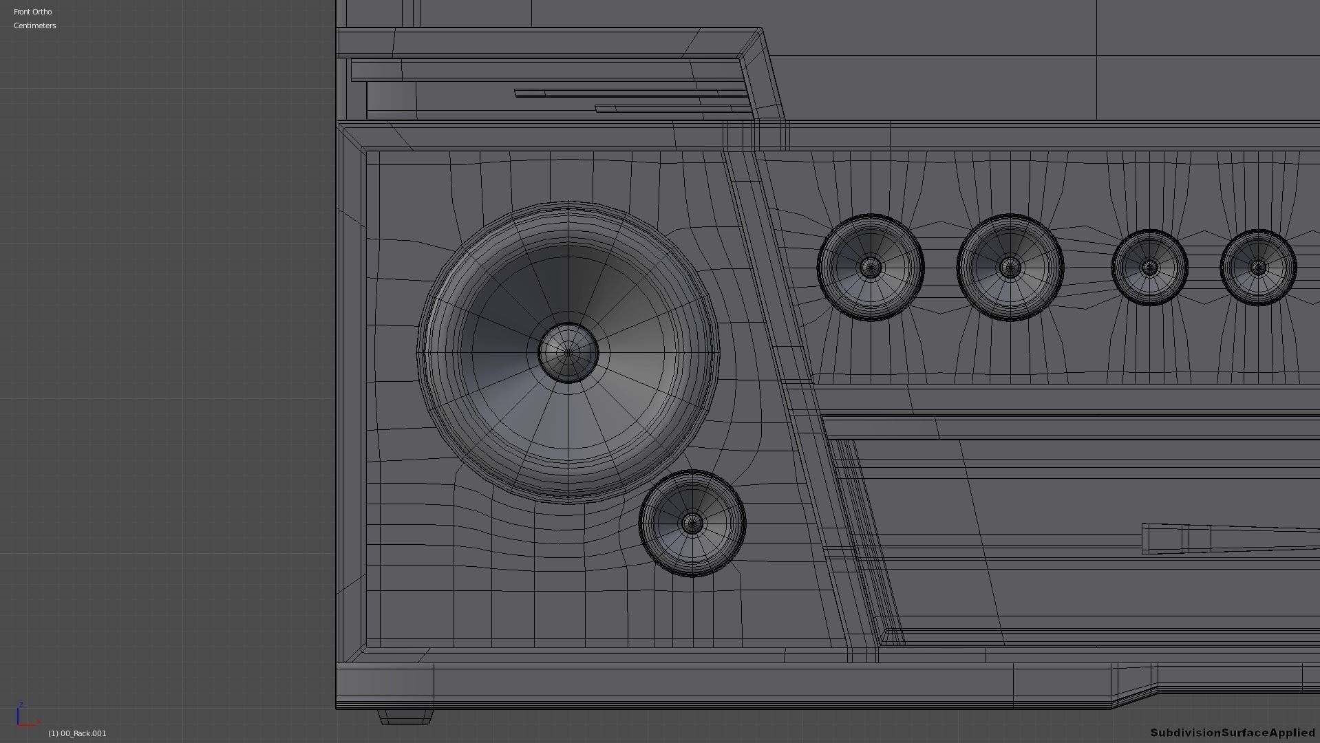 Rack Modern Free 3D model_11