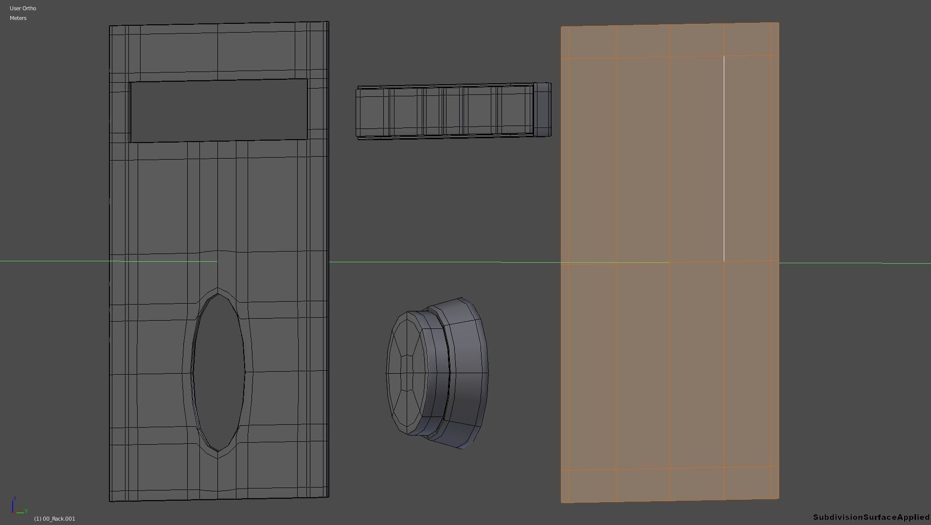 Rack Modern Free 3D model_21