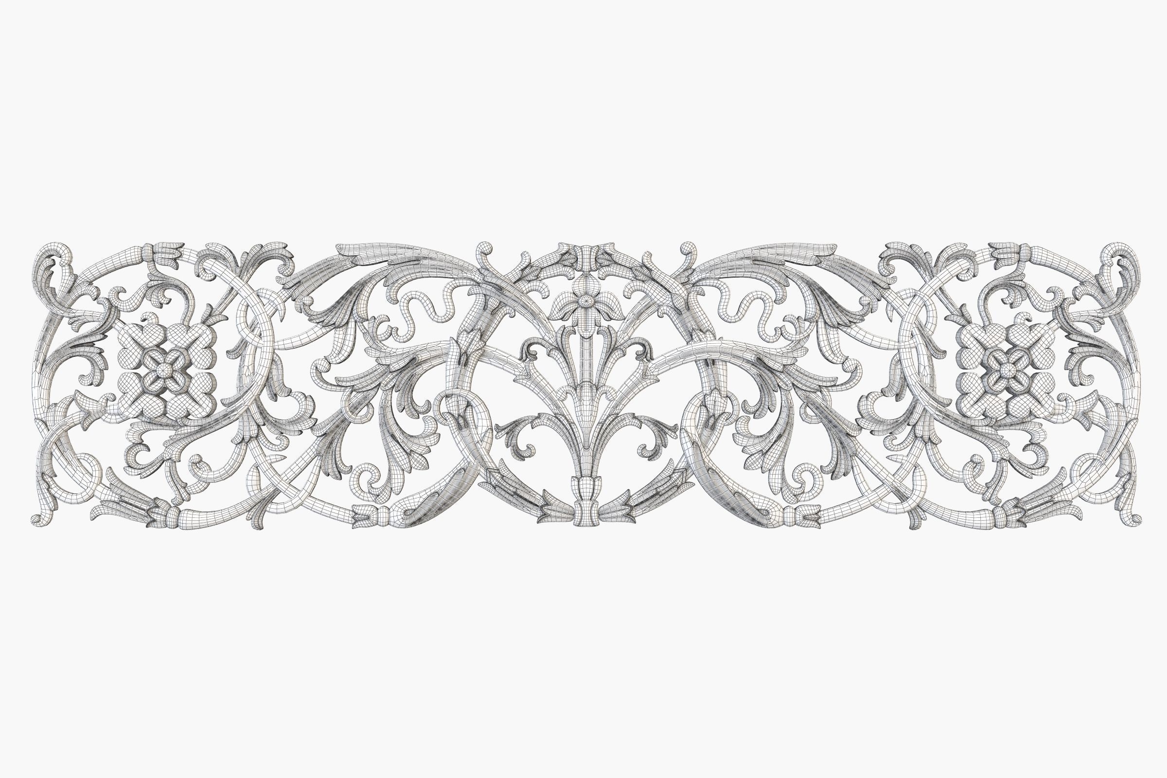 Carved Pattern 3D print model_5